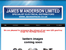 Tablet Screenshot of jmanderson.co.uk